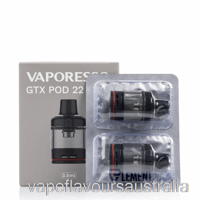 Vape Flavours Australia Vaporesso GTX POD 22 & 26 Replacement Pods 3.5mL GTX 22 Pods